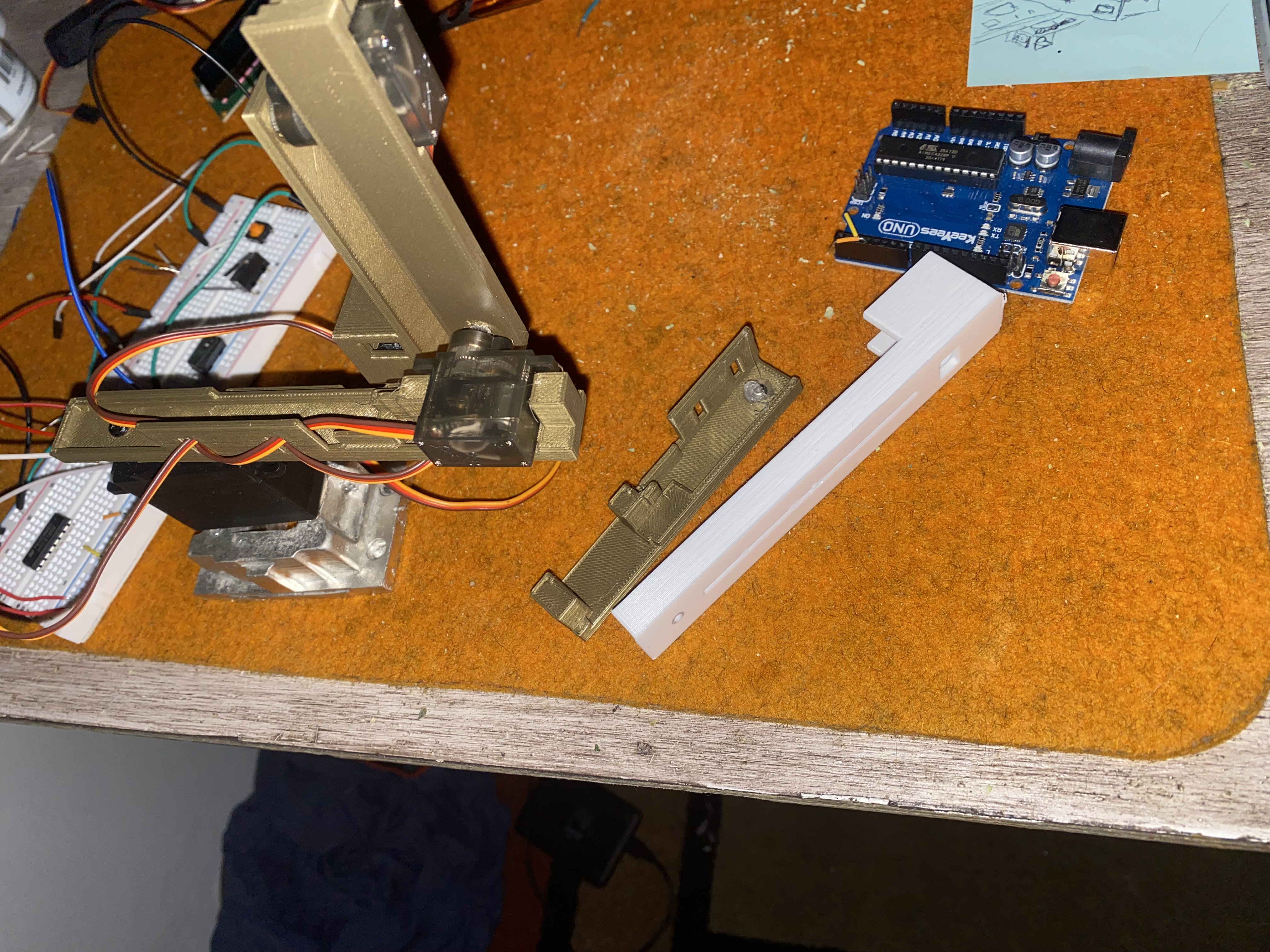 Servo arm prototype